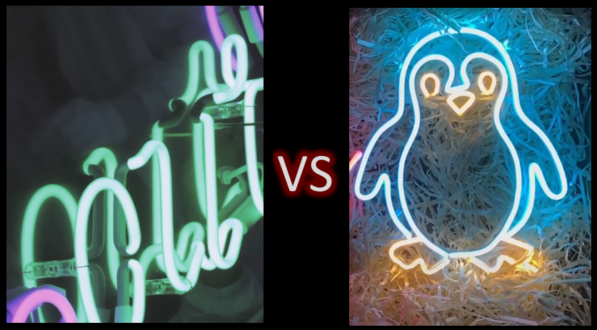 neon glass vs flex neon
